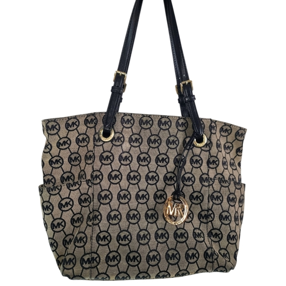 MK MICHAEL KORS LOGA SIGNATURE SHOULDER BAG - Picture 3 of 11